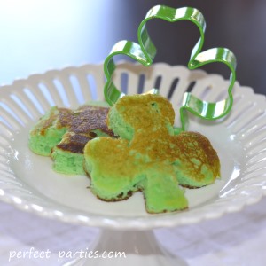 St. Patrick's day pancakes