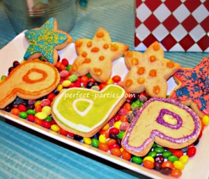 letter cookies