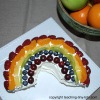 fruit rainbow cake