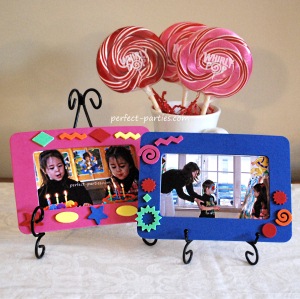 See our photo frame ideas for a party make and take.