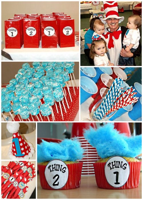 thing 1 and 2 party ideas