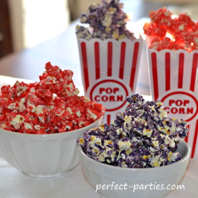 Make koolaid popcorn for kids parties.