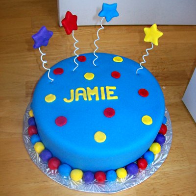 Blue Wiggles Smash Cake